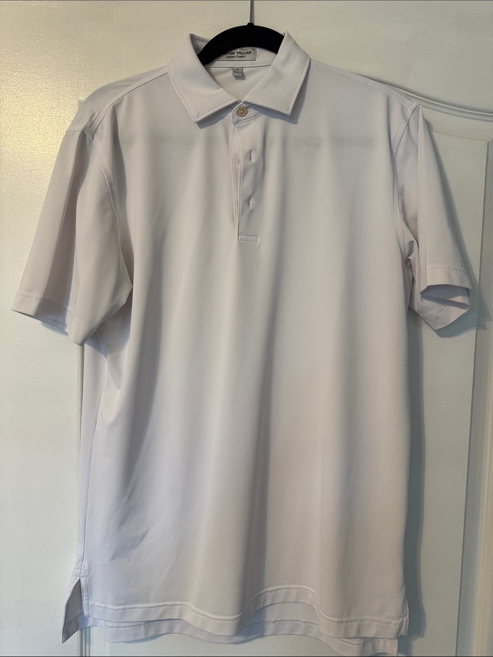 Peter Millar Summer Comfort White Performance Polo